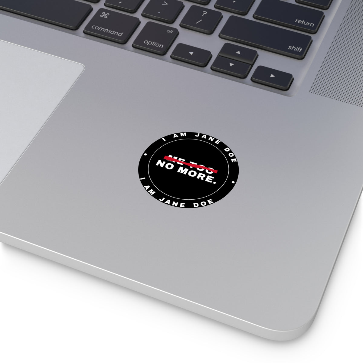 Me Too. No More. Round Vinyl Stickers