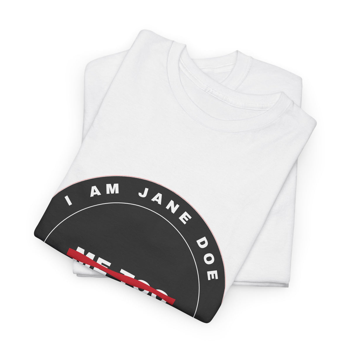 Me Too. No More. Seal Unisex Heavy Cotton Tee