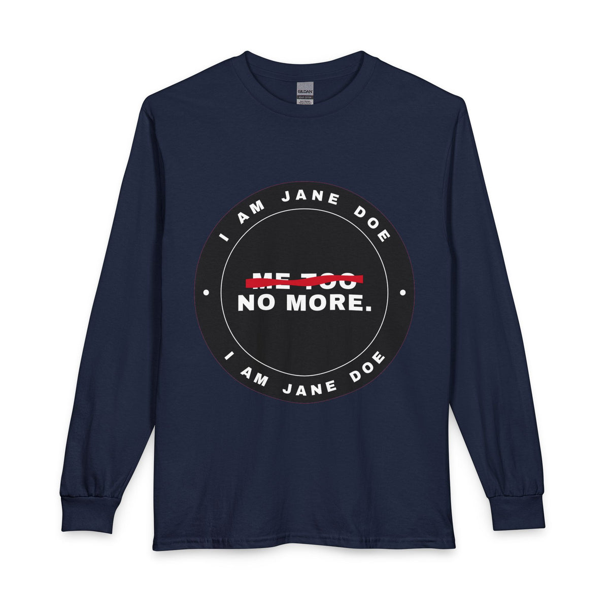 Me Too. No More. Seal Unisex Long Sleeve T-Shirt