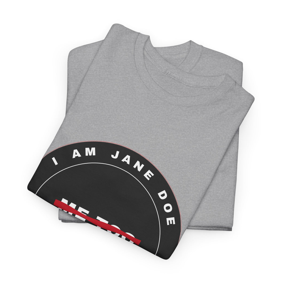 Me Too. No More. Seal Unisex Heavy Cotton Tee