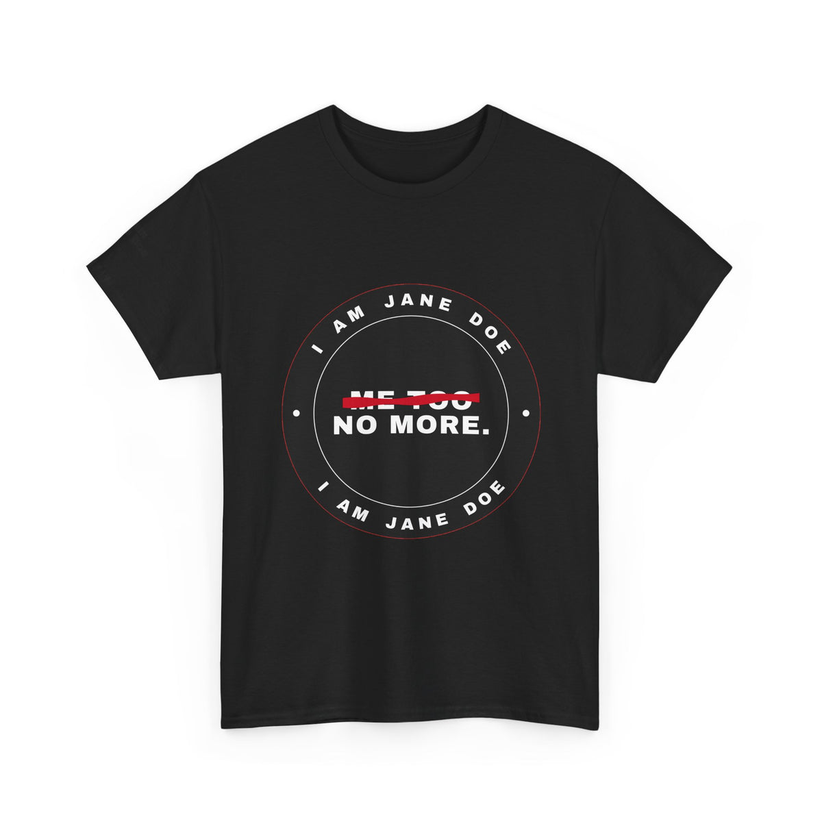 Me Too. No More. Seal Unisex Heavy Cotton Tee