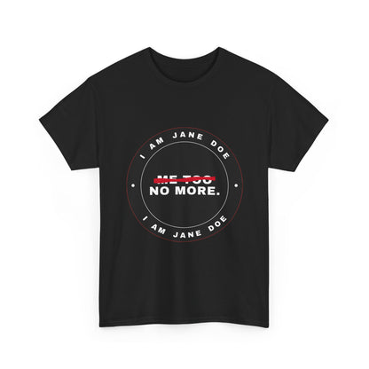 Me Too. No More. Seal Unisex Heavy Cotton Tee