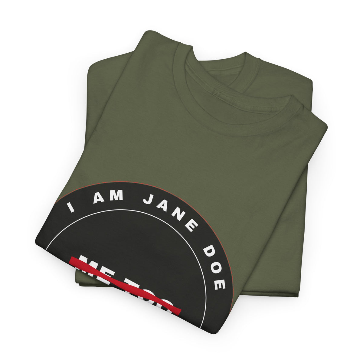 Me Too. No More. Seal Unisex Heavy Cotton Tee