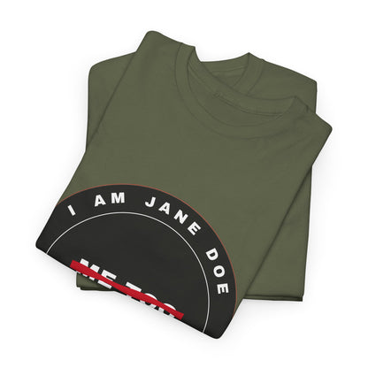 Me Too. No More. Seal Unisex Heavy Cotton Tee