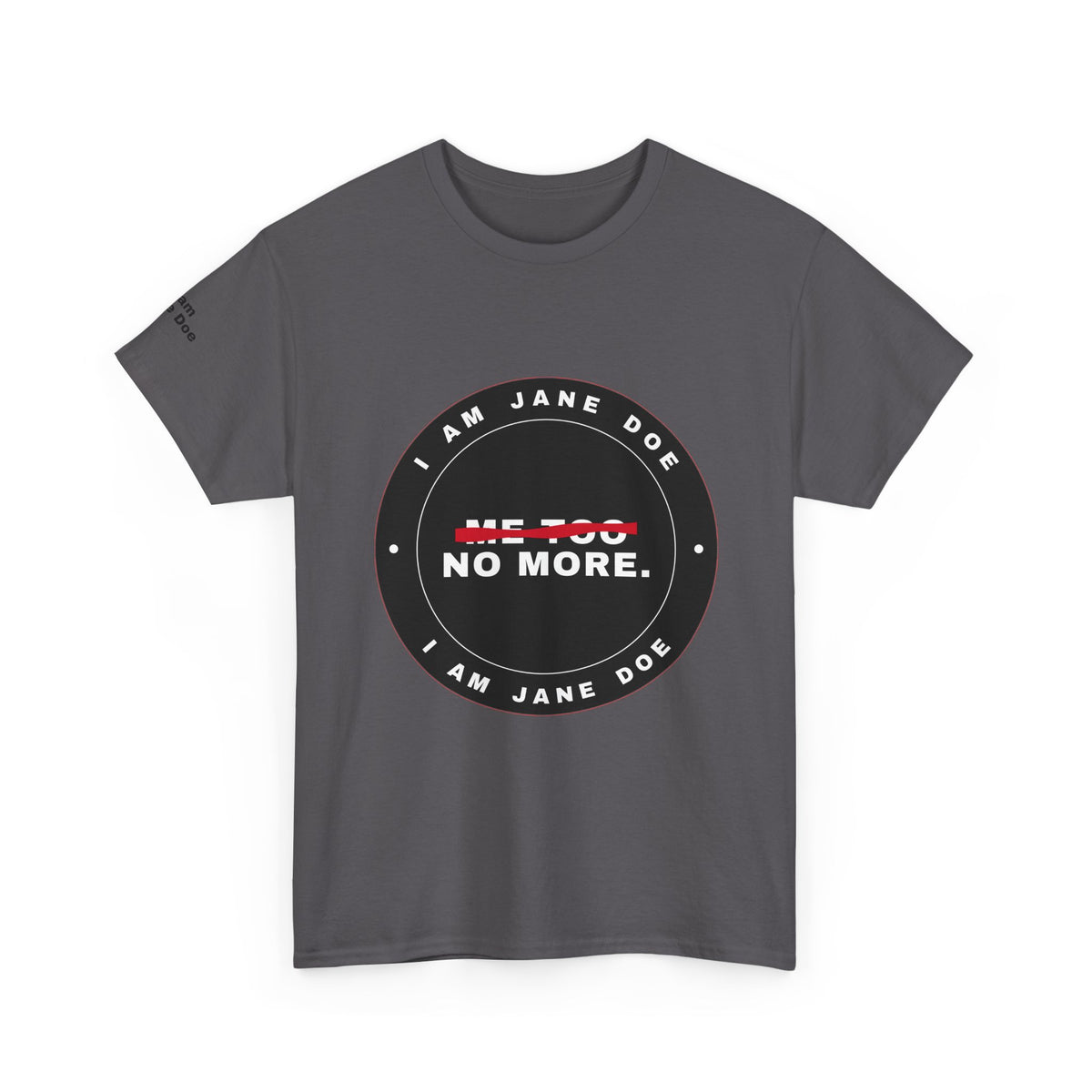Me Too. No More. Seal Unisex Heavy Cotton Tee