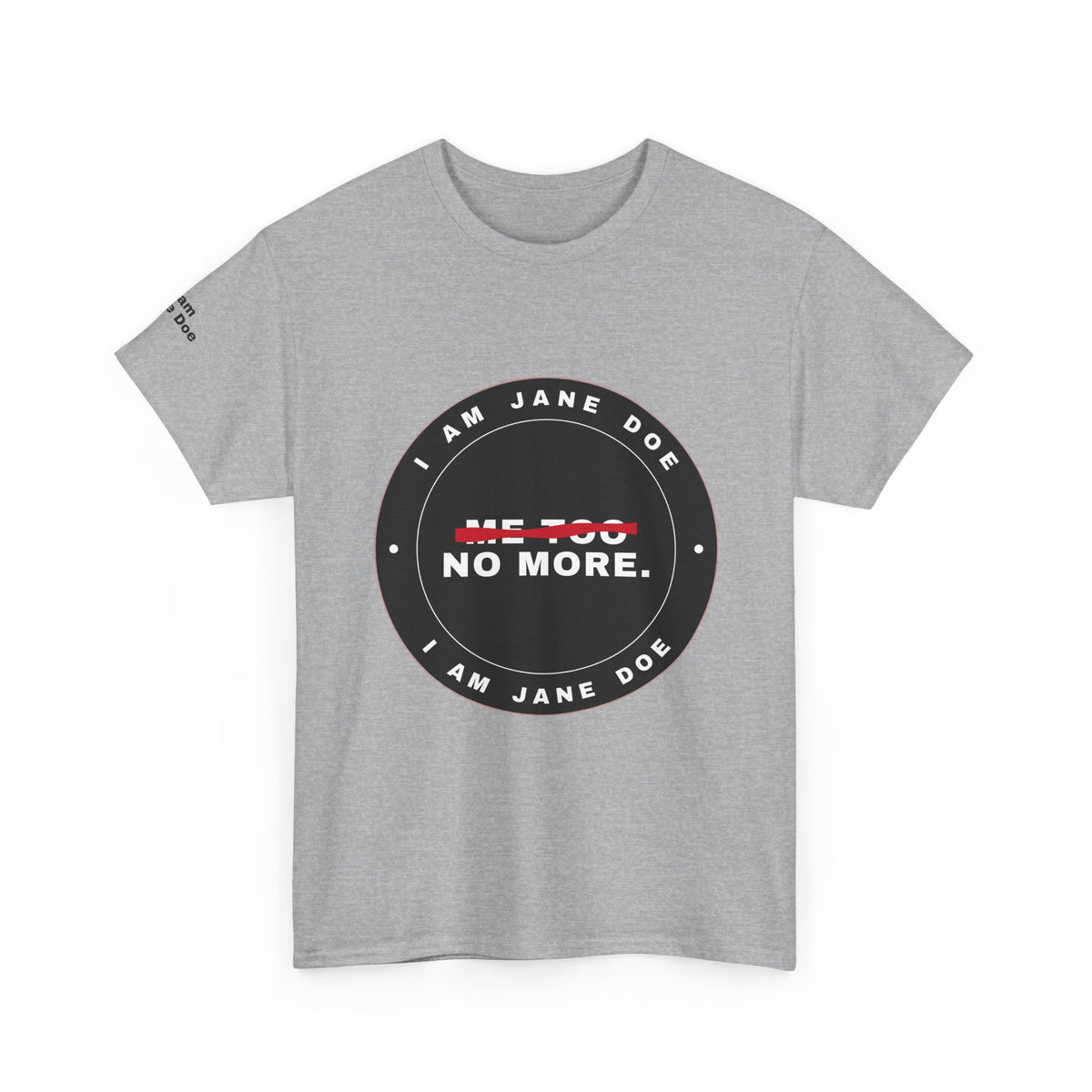 Me Too. No More. Seal Unisex Heavy Cotton Tee