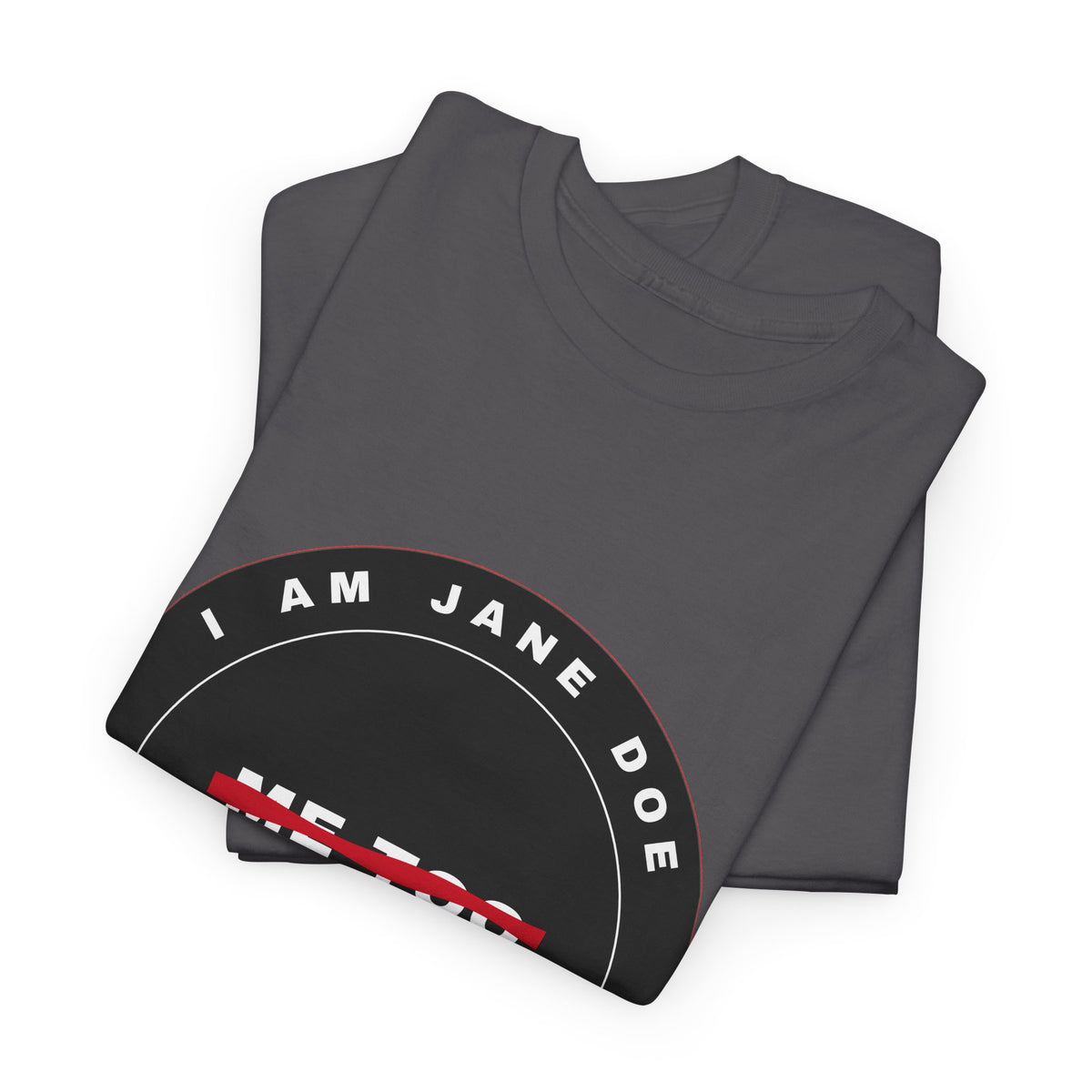 Me Too. No More. Seal Unisex Heavy Cotton Tee
