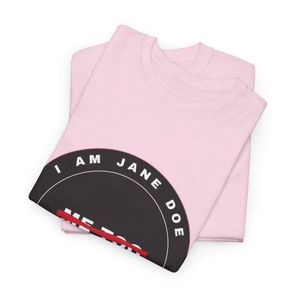 Me Too. No More. Seal Unisex Heavy Cotton Tee