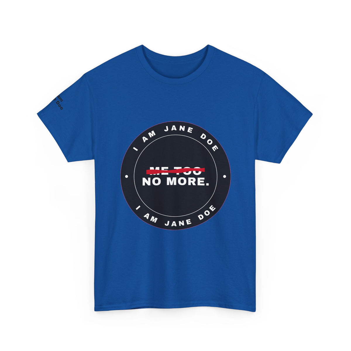 Me Too. No More. Seal Unisex Heavy Cotton Tee