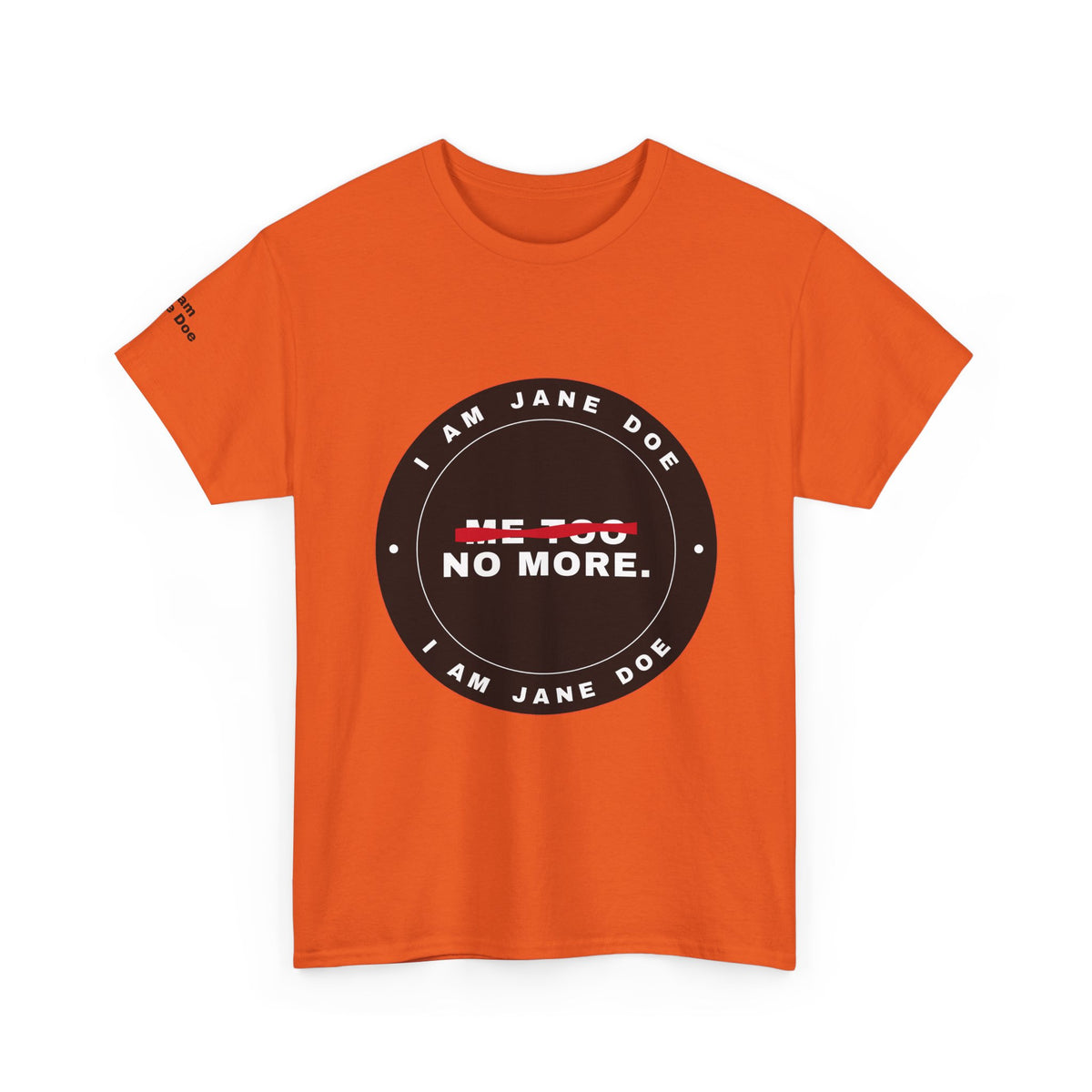 Me Too. No More. Seal Unisex Heavy Cotton Tee