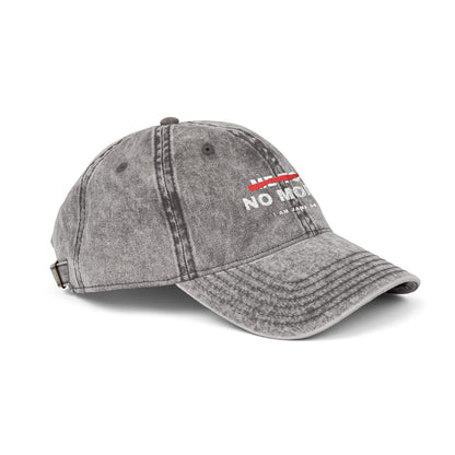Me Too. No More. Vintage Cap (Embroidery)