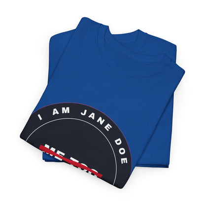 Me Too. No More. Seal Unisex Heavy Cotton Tee