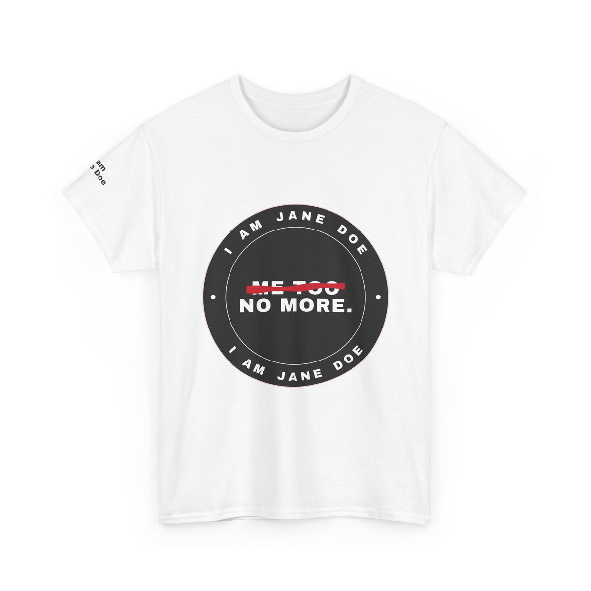 Me Too. No More. Seal Unisex Heavy Cotton Tee