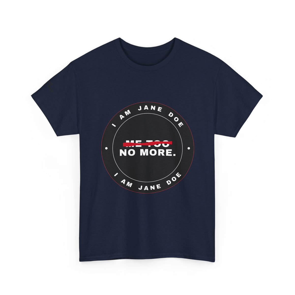 Me Too. No More. Seal Unisex Heavy Cotton Tee