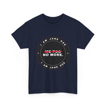 Me Too. No More. Seal Unisex Heavy Cotton Tee