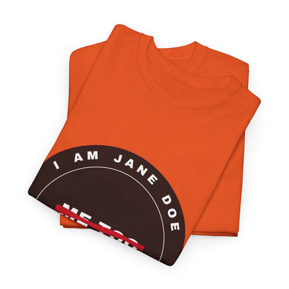 Me Too. No More. Seal Unisex Heavy Cotton Tee