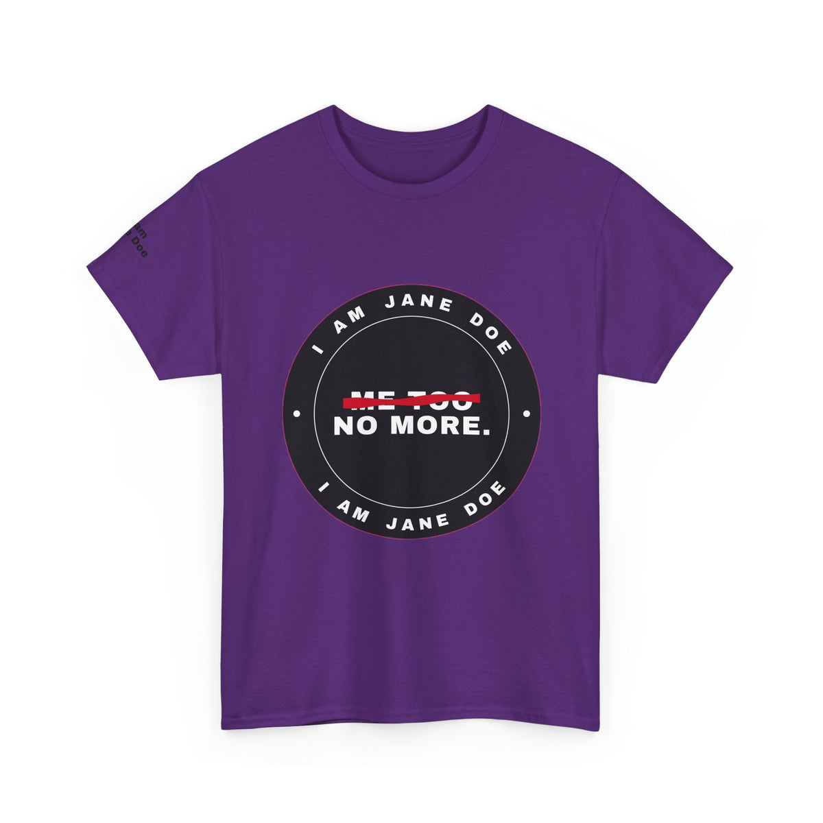 Me Too. No More. Seal Unisex Heavy Cotton Tee