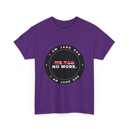Me Too. No More. Seal Unisex Heavy Cotton Tee