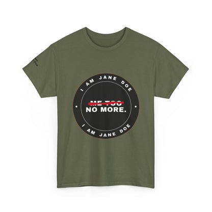 Me Too. No More. Seal Unisex Heavy Cotton Tee