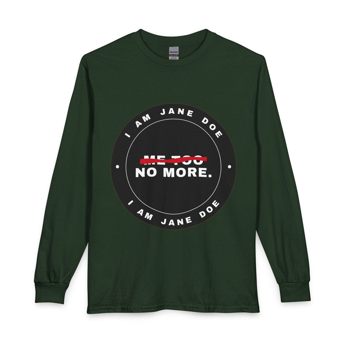 Me Too. No More. Seal Unisex Long Sleeve T-Shirt