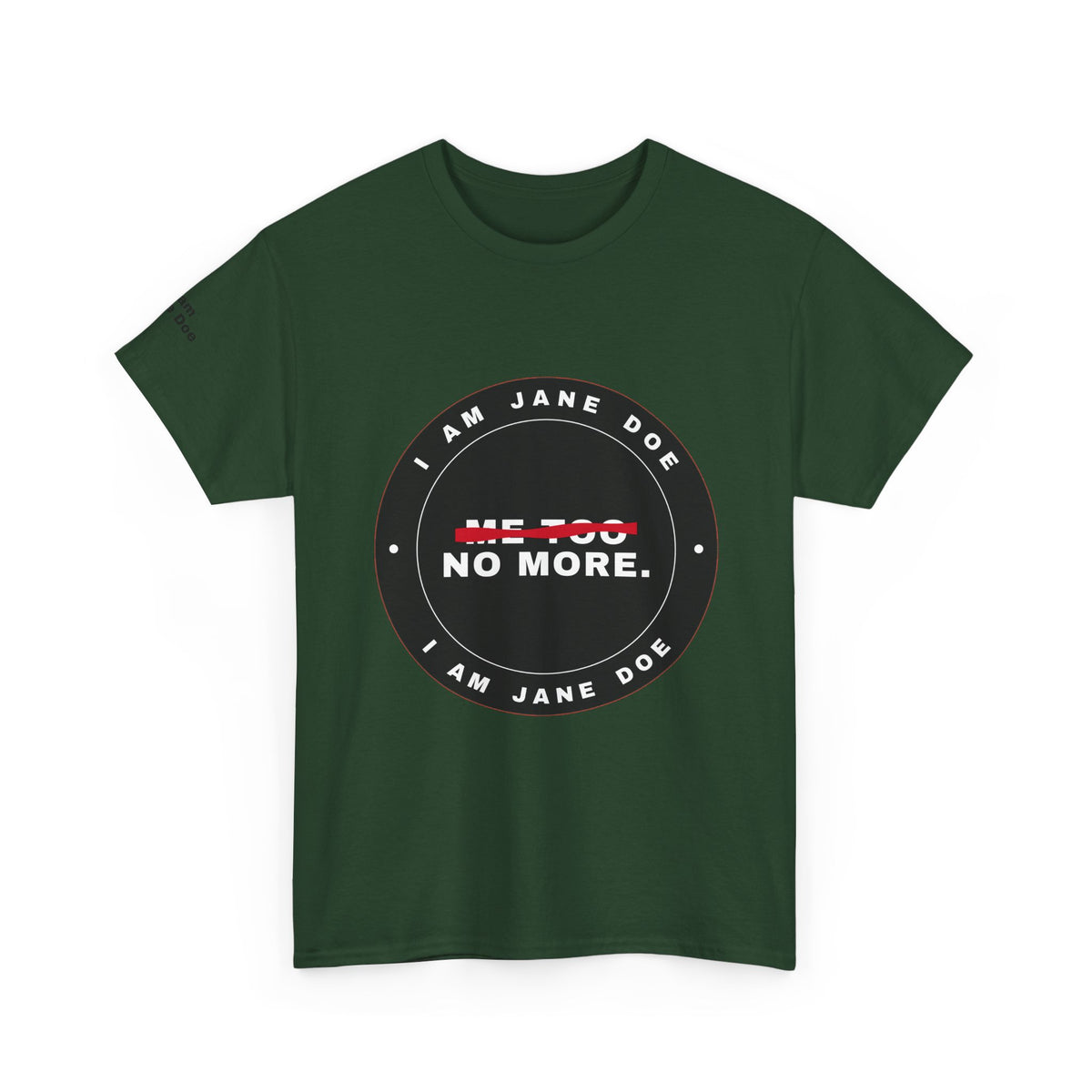 Me Too. No More. Seal Unisex Heavy Cotton Tee
