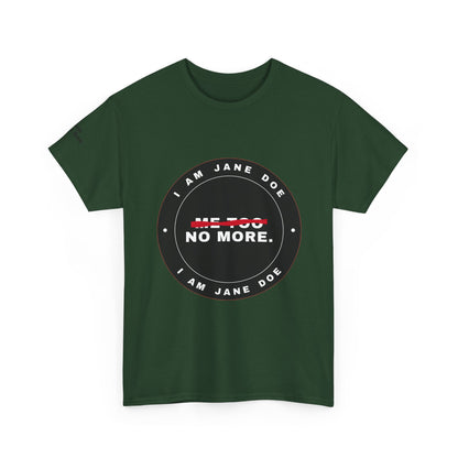 Me Too. No More. Seal Unisex Heavy Cotton Tee