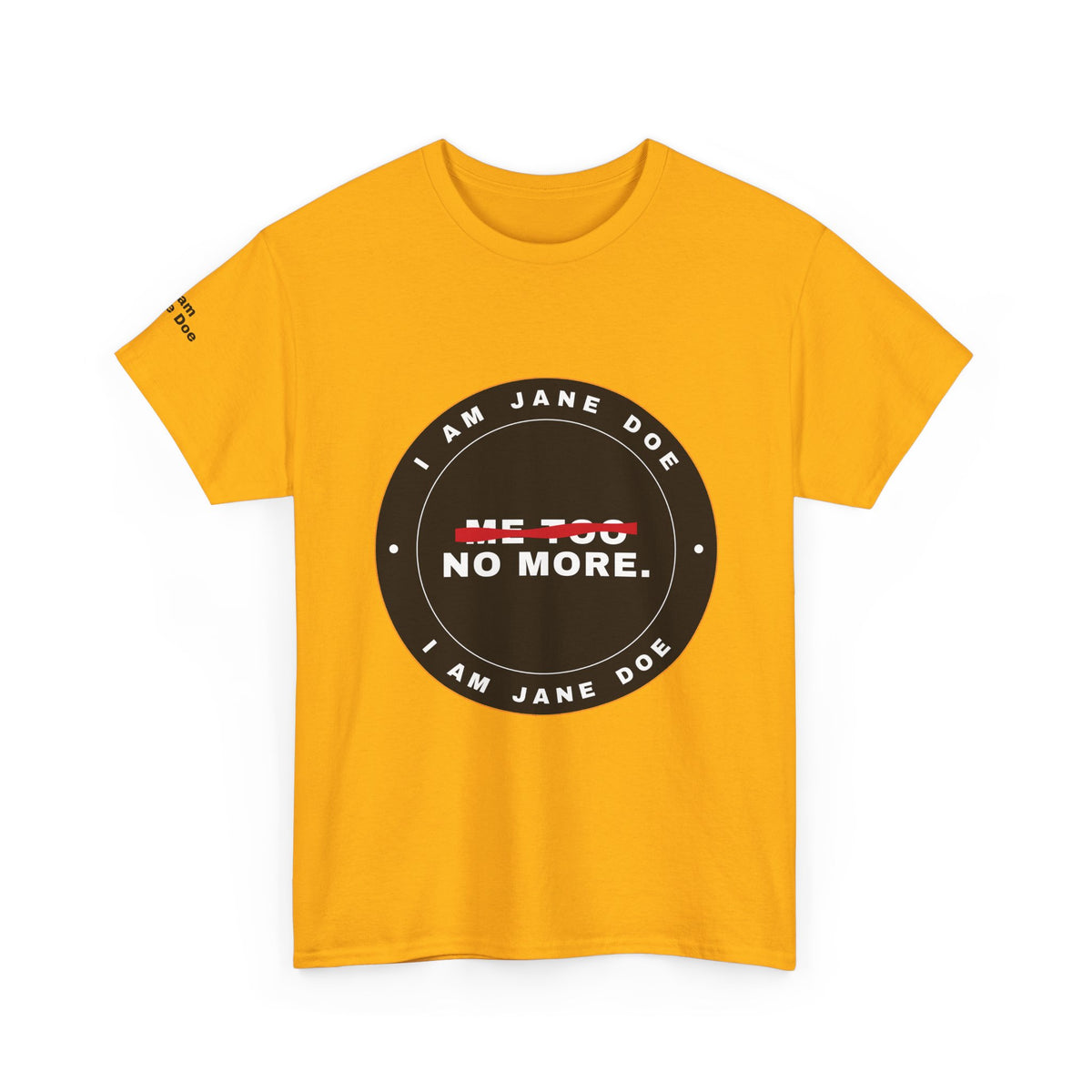 Me Too. No More. Seal Unisex Heavy Cotton Tee