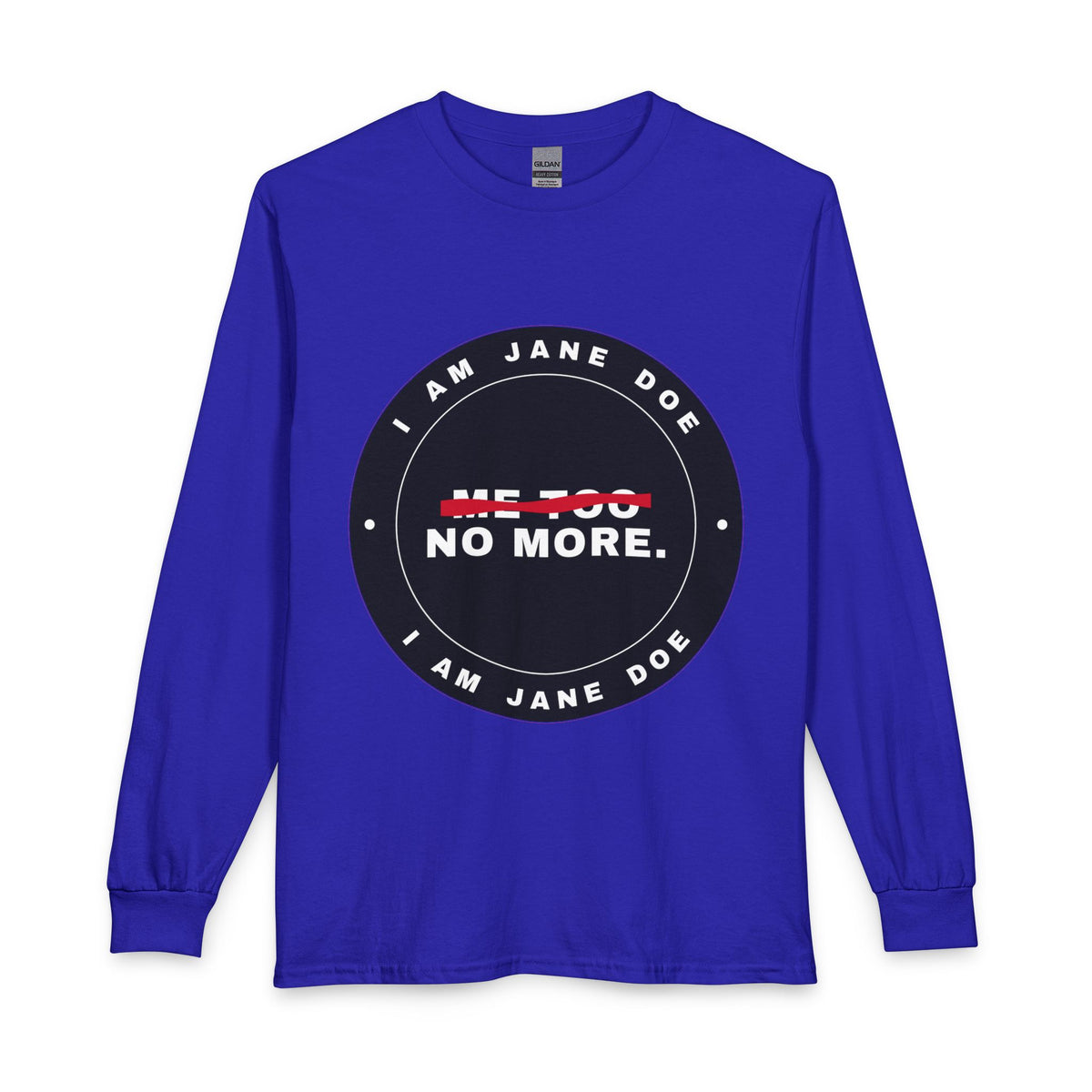 Me Too. No More. Seal Unisex Long Sleeve T-Shirt