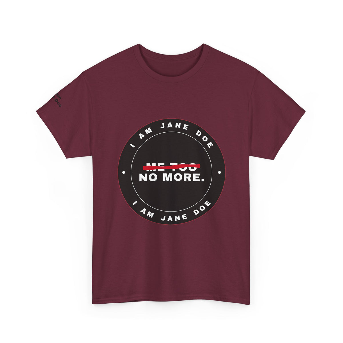 Me Too. No More. Seal Unisex Heavy Cotton Tee