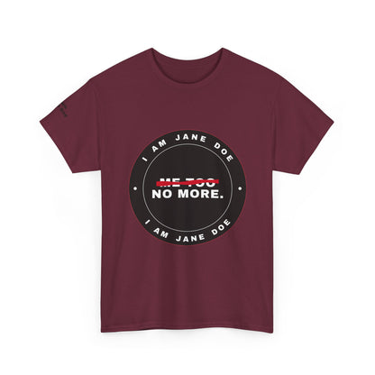 Me Too. No More. Seal Unisex Heavy Cotton Tee